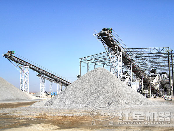 红星时产三百吨制砂生产线